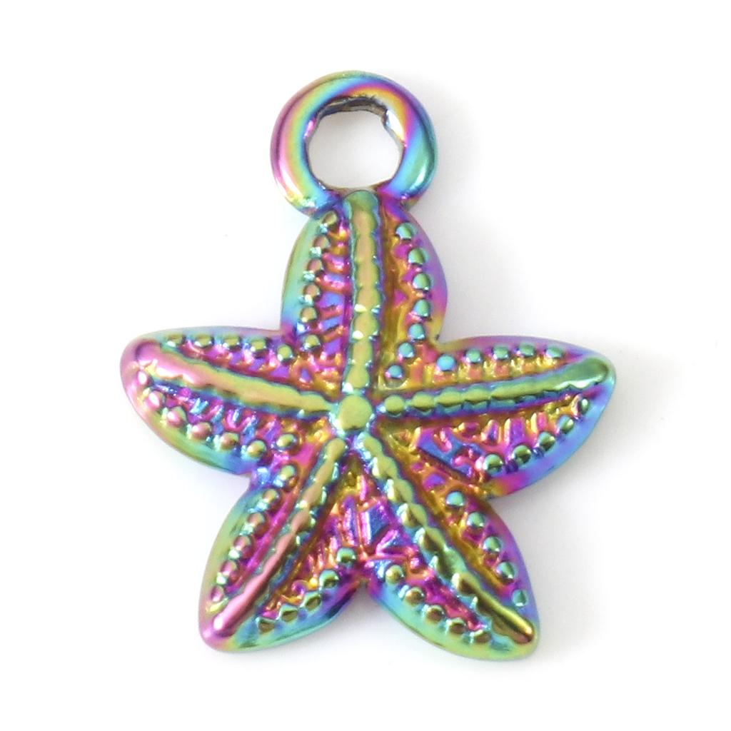 2PCs Stainless Steel Pendants Multicolor Conch/ Sea Snail Shell Charms DIY Necklace Bracelet Women Summer Party Jewelry Findings