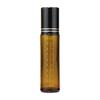 10ml Amber Glass Roller Bottle Scaled Essential Oil Roll On Bottle Sample Test Essential Oil Vials with Stainless Steel Roller