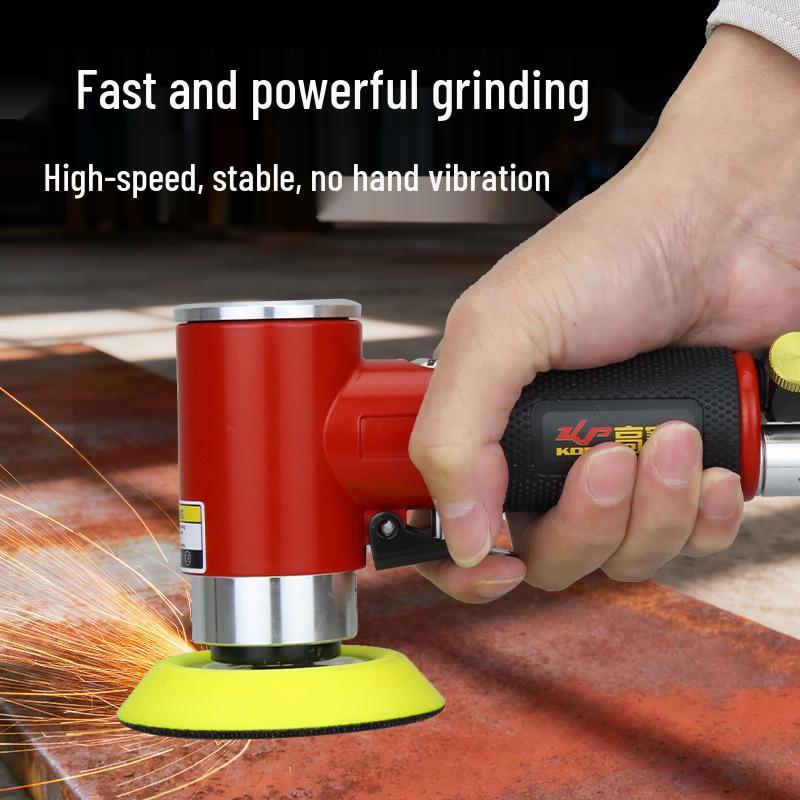 Gaobao Bent Shaft Pneumatic Sander & Polisher (2" & 3") - Air Powered Orbital Waxer & Grinder