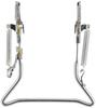 BRIDGESTONE Bicycle Double Size Chrome P2493 F150616CPC (BRIDGESTONE) Kickstand, 16, Plated, Stable, Anti-Tip, DM-16DX