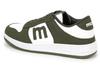 Sneakers Low Cut Combination Color Athletic Shoes Sports [Mozu] Women's White/Khaki 24.5cm