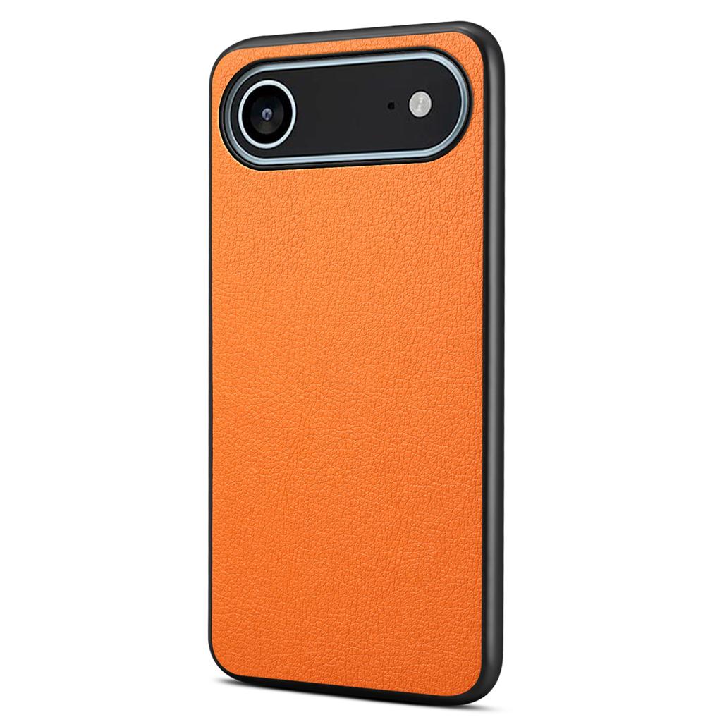 For iPhone Air Case Calf Texture Leather + PC + TPU Phone Cover
