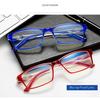Lesebrille für Damen, klare schwarze Trend-Hyperopie-Brille, Anti-Blaulicht-Brille für ältere Menschen, für Männer + 1,0 + 1,5 + 2,0 + 2,5 + 3,0 + 3,5