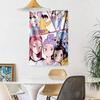 Kpop Demon Hunters Custom Your Name Wall Decor Tapestry Art For Pet Memorial Birthdaywedding Party Backdrop Family Gift