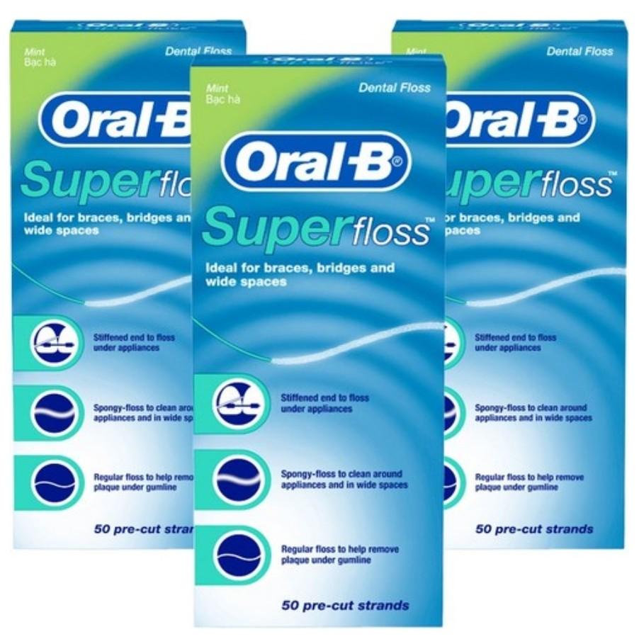 Oral-B Superfloss Dental Floss, (1 Unit -50 packs)