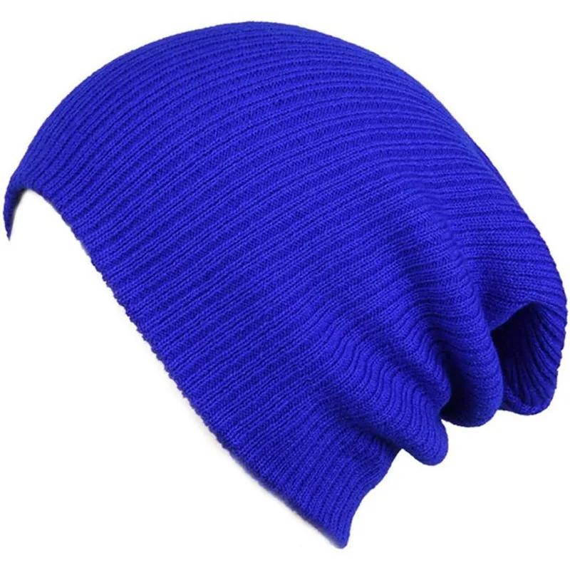 Elastic Solid Color Warm Knitted Hat New Simple Soft Thin Knitted Hat Outdoor Warm and Cold Resistant Fashionable Hat