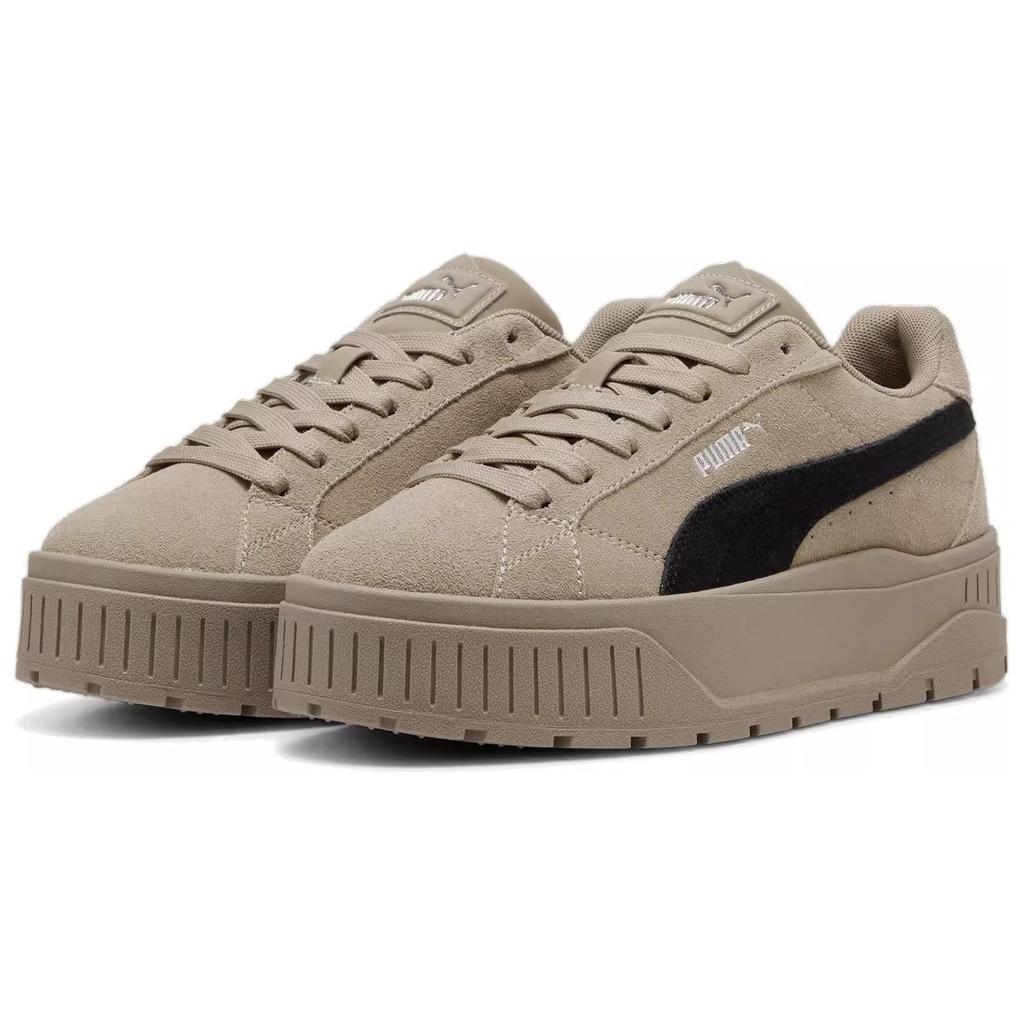 Puma Karmen II Platform Women Black Black Silver Low Top Lifestyle Sneakers 397457-02