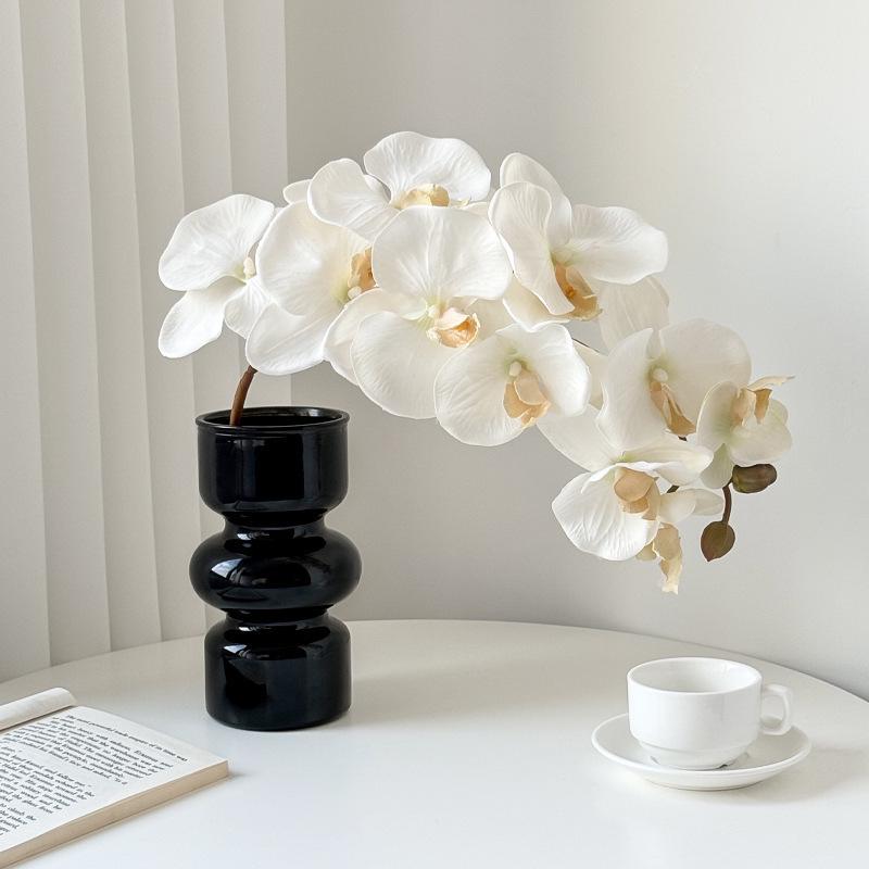 Elegant Glass Vintage Flower Vase for Living Room