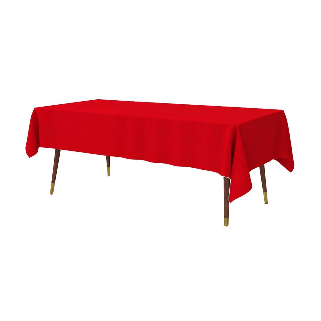 Disposable Waterproof Rectangular Solid Color Tablecloth for Parties