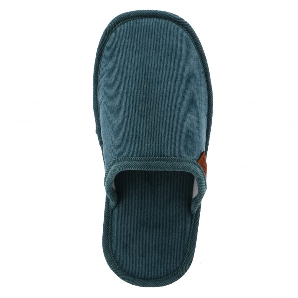 Slippers CORDUROY SLIPPERS EV DEEP TURQUOISE [Dulton] 22.5~25cm
