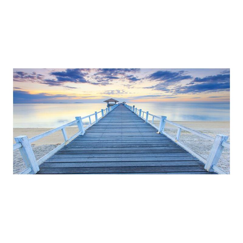 Sea Beach Bridge Posters And Prints Landscape Pictures Canvas Painting Modern Home Decor Wall Art For Living Room Sunset Cuadros