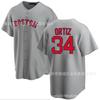 Boston Red Sox 34 Ortiz Baseballtrikot Baumwolle Herren Damen Unisex Sport Fanartikel Herbst Winter