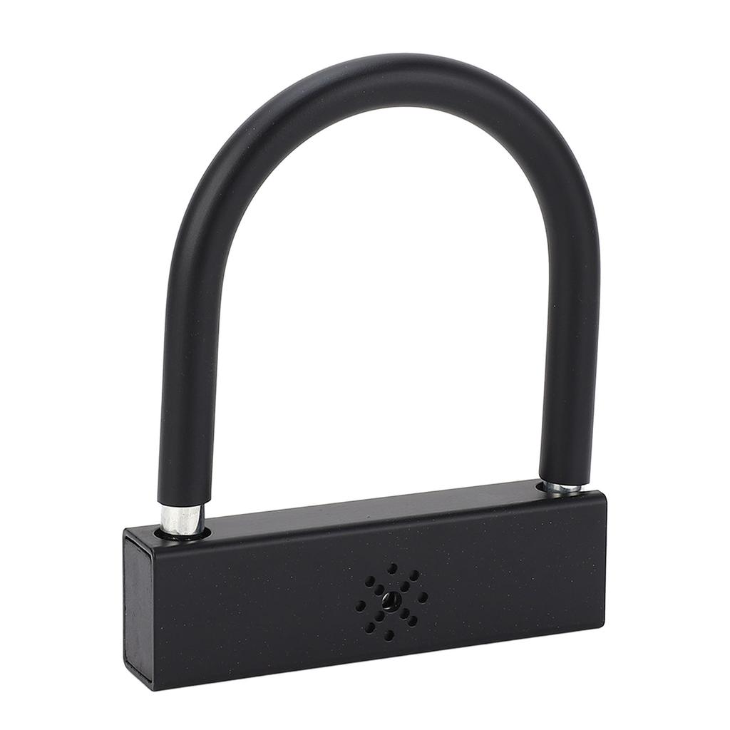 Motorcycle U Lock High Security Anti Theft Loud 110db Alarm Metal Construction Motorbike Lock for
