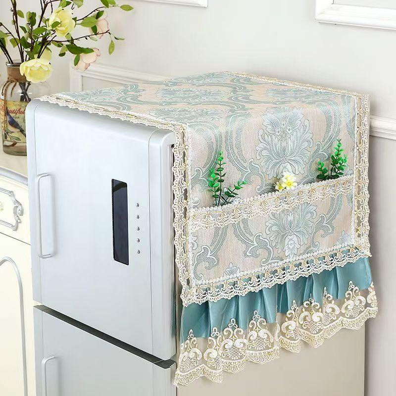 

General New Refrigerator Dust Cover Washing Machine Cover Towel Thickened Dust-proof Refrigerator Cover [55-135]