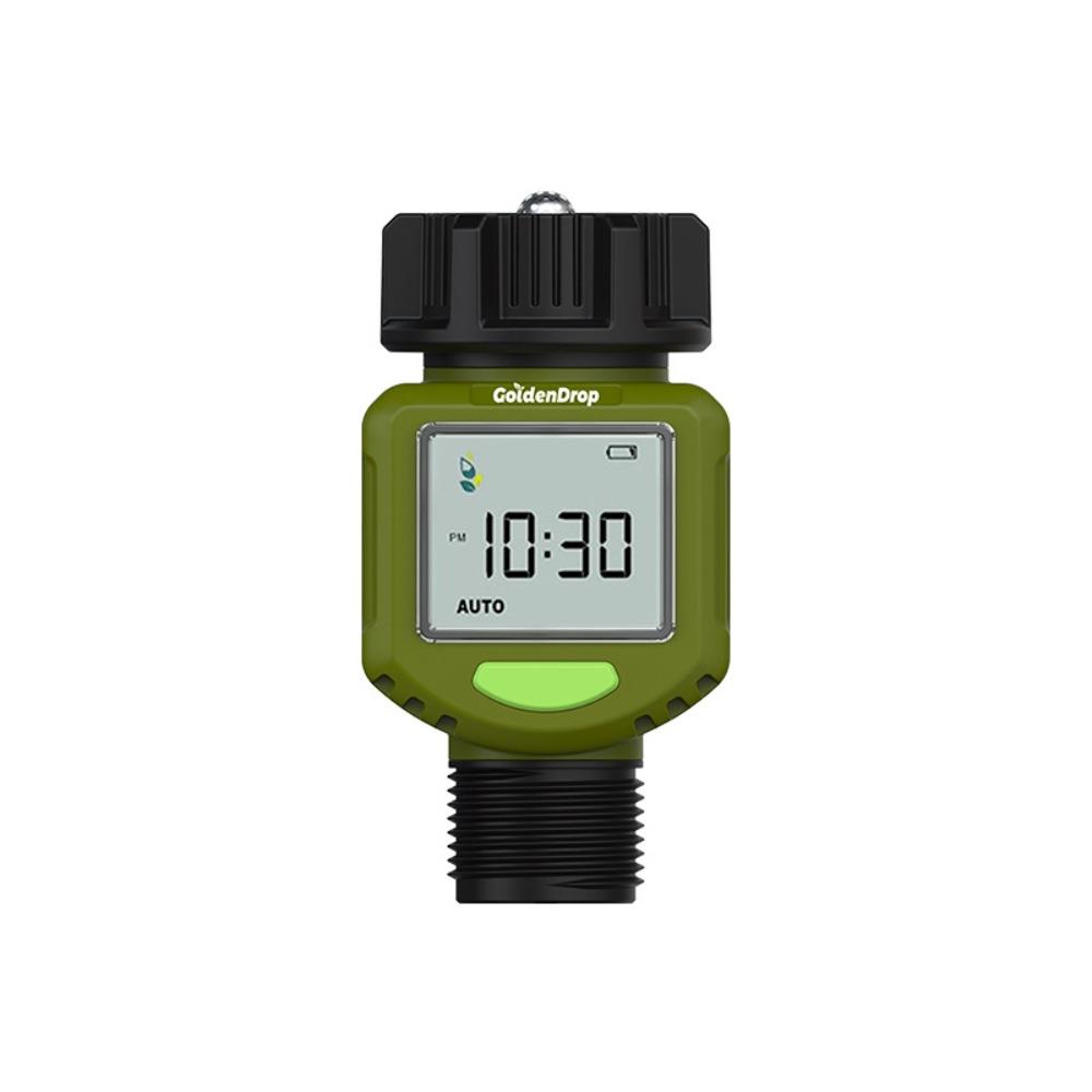 Brass Inlet Water Consumption Test Meter IPX6 Waterproof Electronic Water Meter Garden Irrigation