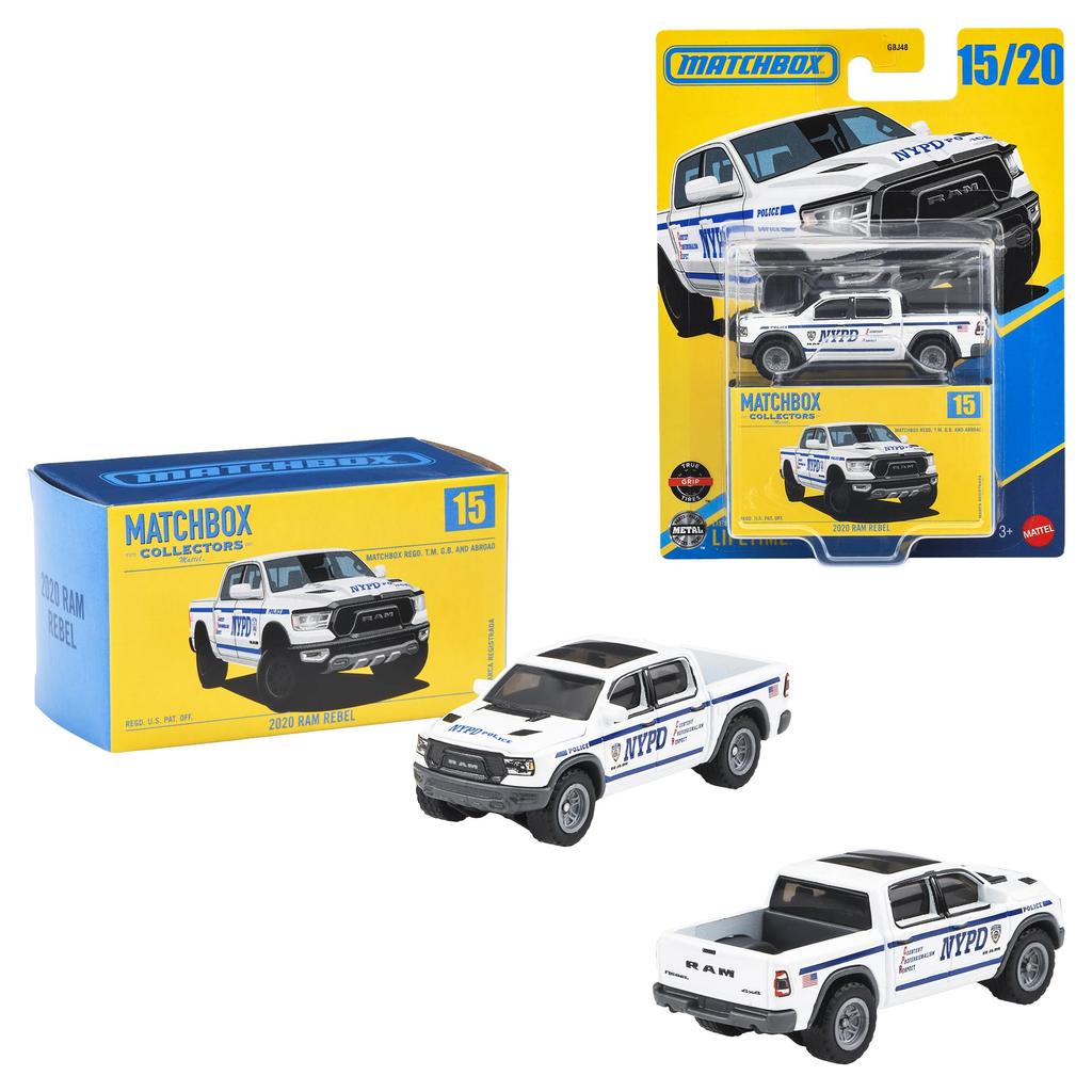 Matchbox Collector's Assortment Vehicle Toys, Mini Cars, 8-Car Box, Ages 3+, Multi-Purpose, 987C-GBJ48