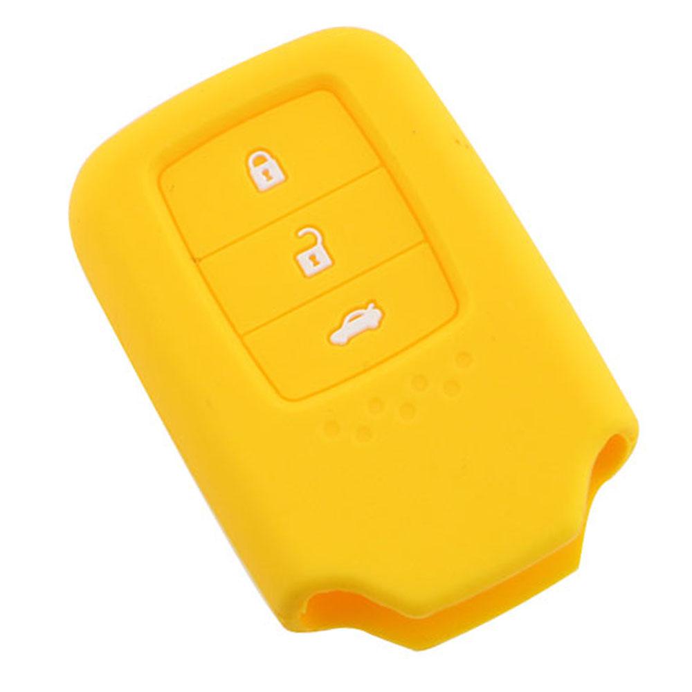 For Honda CRV CR-V Pilot Accord Civic Jazz Jade Fit HR-V HRV Freed Key Case Silicone Key Cover Shell Fob Protector Accessories