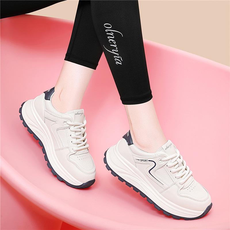 

Korean version of flat white shoes autumn and winter versatile casual board shoes trendy casual sports women s shoes 39
