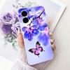 Klares Gehäuse für Oppo A6s 5G Hülle CPH2789 Luxuriös Süß Mode Schmetterling Cool Bemalte Abdeckung für Oppo A6s 4G CPH2815 Handyhülle