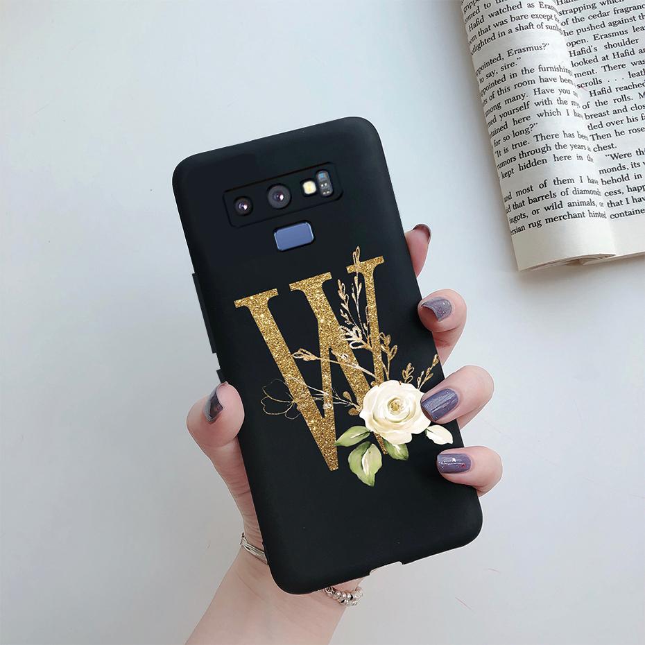Case For Samsung Galaxy Note 9 Case Silicone TPU Bumper Shockproof Cute Letters Cover For Samsung Galaxy Note9 N9600 N960F Case