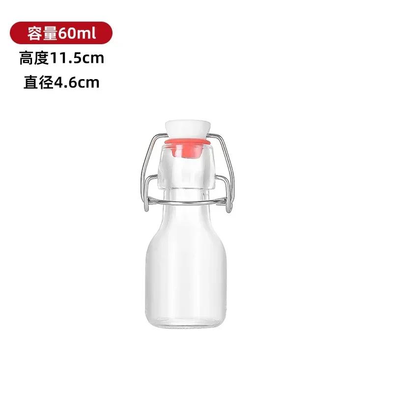 

Kitchen Dining Bar Drinkware The wine bottle Water Bottles seal up Glass bottles Glass Water Bottles Set (Empty bottle) Empty bottle