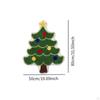 Tappeto Rettangolare Albero di Natale per Decorazioni Natalizie, Tappetino Antiscivolo per Bagno