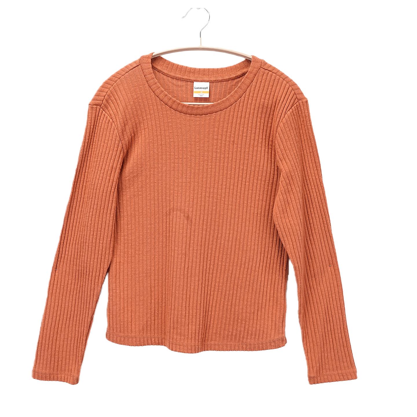 LUCASWELL Women s Merino Wool Fitted Long Sleeve Warm Sweatshirt L