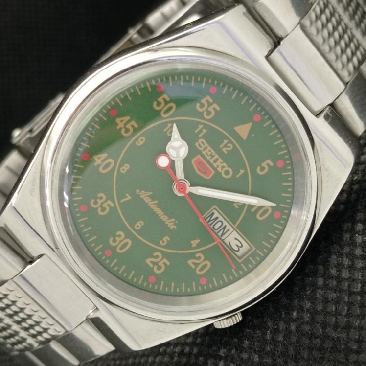 

Б/У винтажные мужские часы SEIKO 5 AUTO 7009A из Японии D/D зеленого цвета 587f-a309632-2 SKU587f-a309632