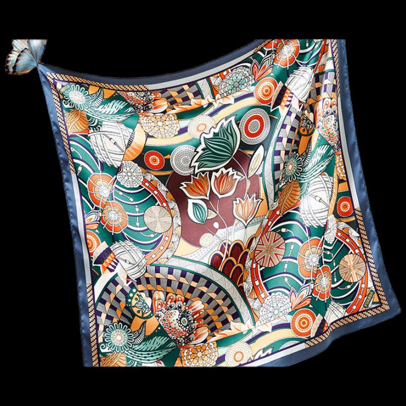 

Fuanna Elegant Silk Scarf Quilt