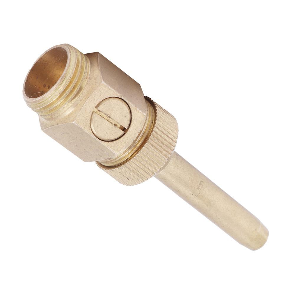 Brass Fountain Nozzle Gold Fountain Spray Nozzle Durable Fountain Sprinkler Garden Pond Decoration G1/2