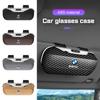 Car Visor Glasses Box Portable For X1 X2 X3 X5 X4 X6 X7 1 3 5 7 Series F40 E90 G20 G30 G38 Sunglasses Holder Eyeglasses Case