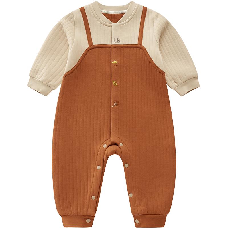 Стеганый хлопковый комбинезон с длинным рукавом для малышей Rabe Baby L