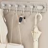 6 Hooks Coat Rack Wall Mounted Hook for Kitchen Bathroom Clothes Hanger