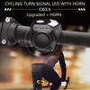 Bike Turn Signal Light Smart Wireless Remote Control with Horn Bike Front and Rear Light for Electric Vehicle Cycling Safety Warning Light