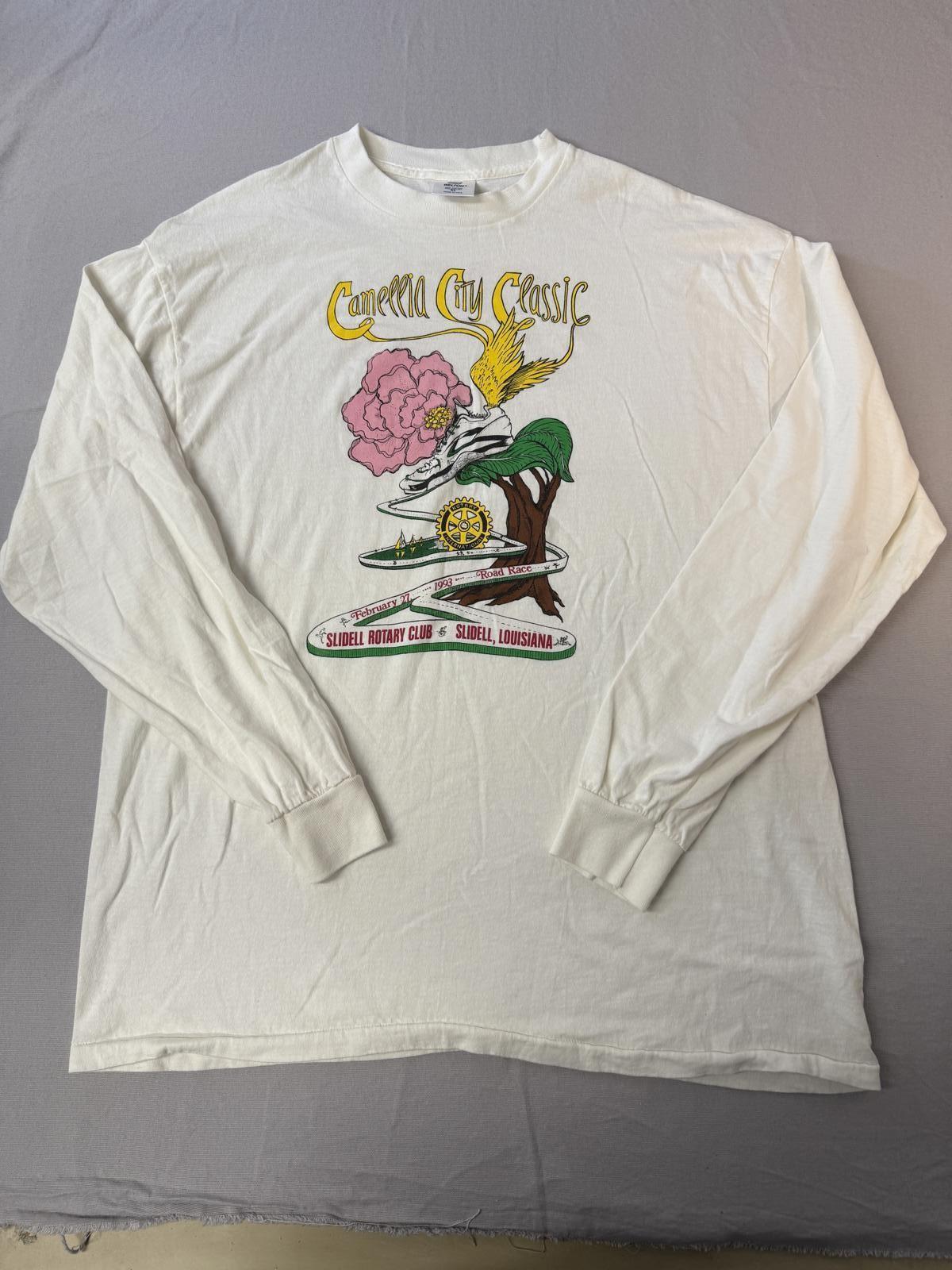 VTG Road Race T-shirt 1993 Camellia City Classic Tee XL XL