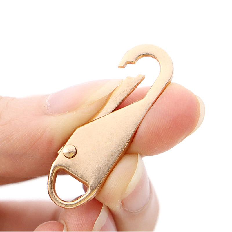 Replacement Metal Zippers Slider Puller Instant Repair Zipper Head Kit Travel Bag Suitcase Zipper Pull Tab DIY Sewing Supplies