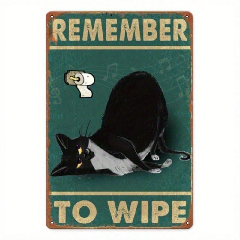 Vintage Metalen Blik Wandposter Bord 20x30cm