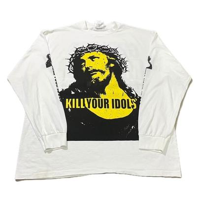 Vintage RARO Guns N Roses Kill Your Idols Axl anni '90 Maglietta a punto singolo RIPRODUZIONE