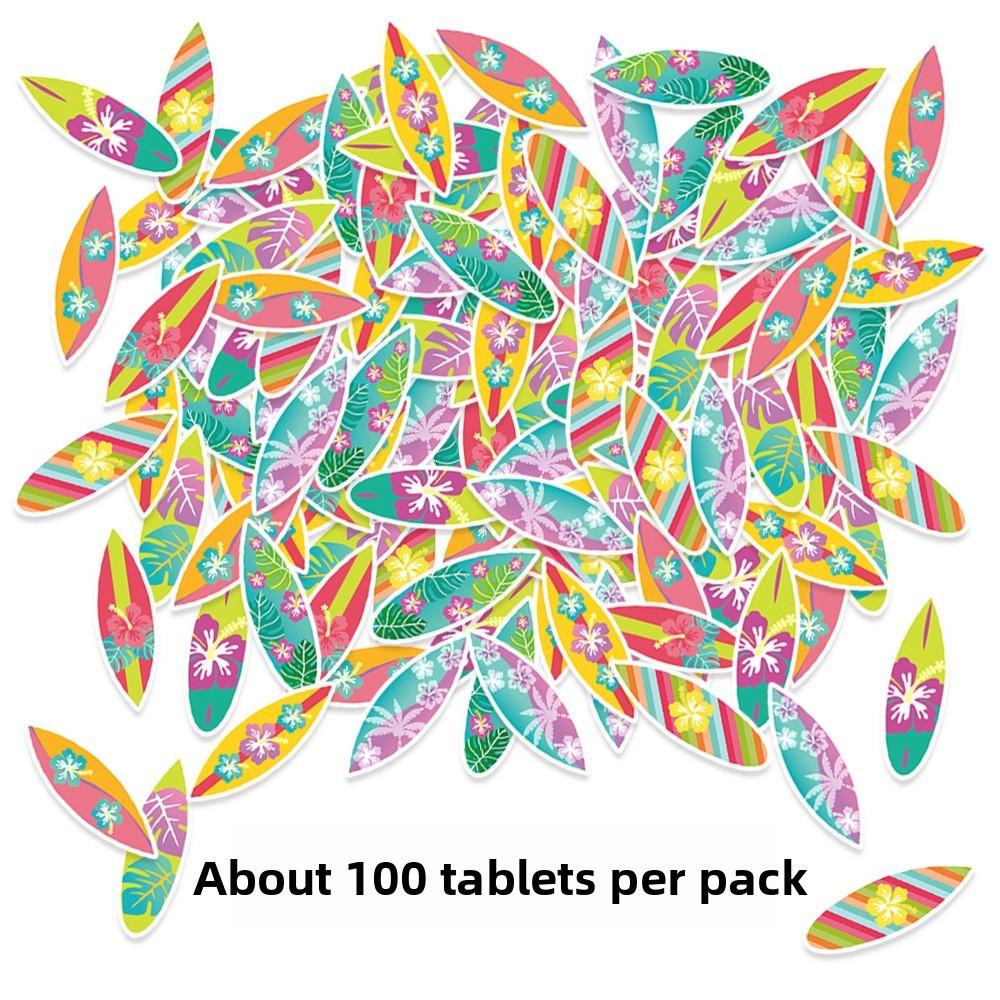 Themed Surfboard Flower Confetti Birthday Party Decoration Props Throwing
