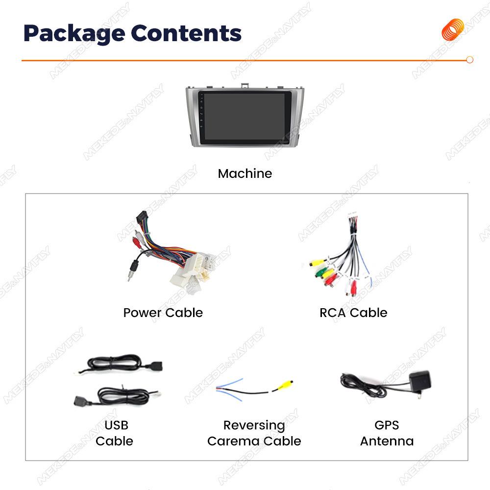 Toyota Avensis 2009-2015 Android GPS Navigation MP5 Bluetooth Player