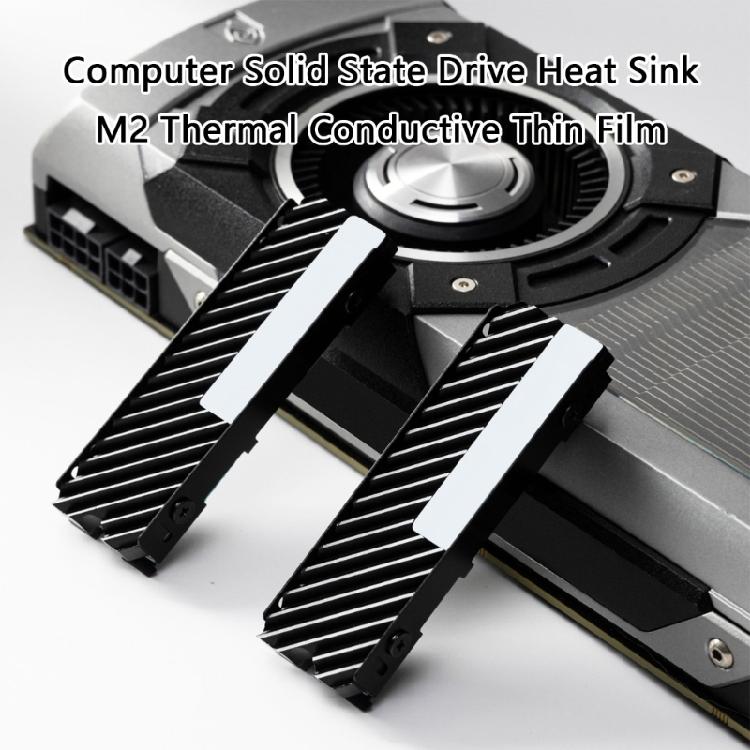 Slim Profile Cooling Solution For NVMe SSDs 2280 High Efficiency Heat Dissipation And Universal Compatibility