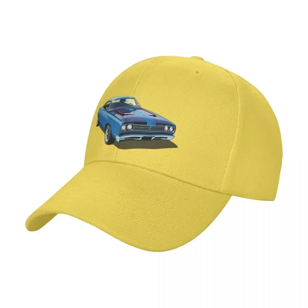 1969 Plymouth Roadrunner in blue Baseball Cap dad hat fishing caps man Luxury Hat Golf Women Men's