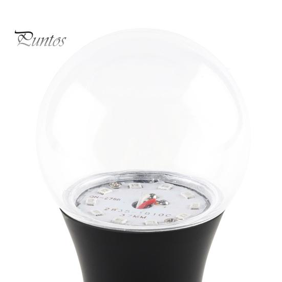 UV Night Light Black High Brightness Energy-saving High-Durability Heat-Resistant Enhance Atmosphere Blacklight Bulb 9.5W Glow in The Dark Party