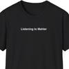Mahler Shirt hören, Gustav Mahler, Klassische Musik Geschenk, Sinfonieorchester, Minimalistisches Kurzarmshirt für Damen & Herren