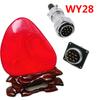 WEIPU WY28 TI+Z M28 2 3 4 7 8 9 10 12 16 17 20 24 26Pin Waterproof Electrical Connector Wire To Board Square Panel Mount Adapter