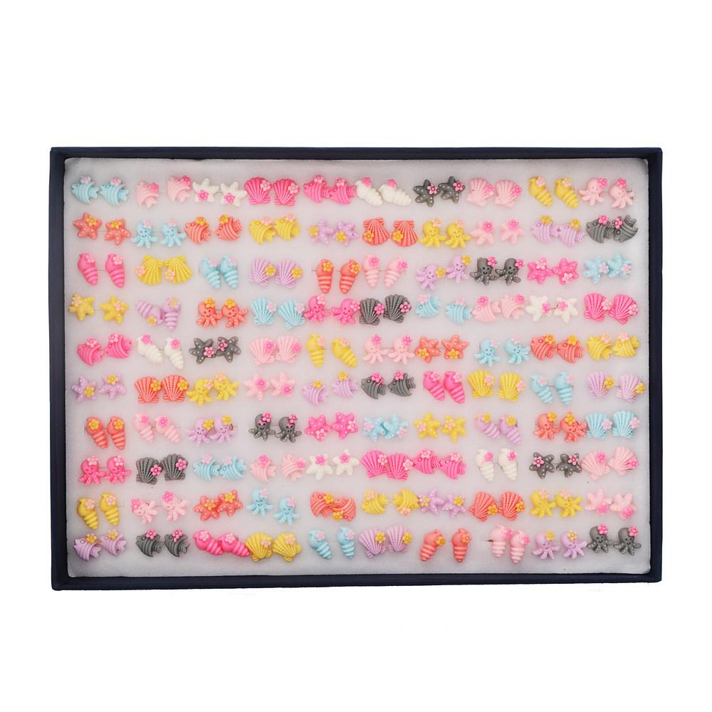 Plastic Resin Geometric Earrings With Resin Drop Embellishments For Trendy Summer Fashion
