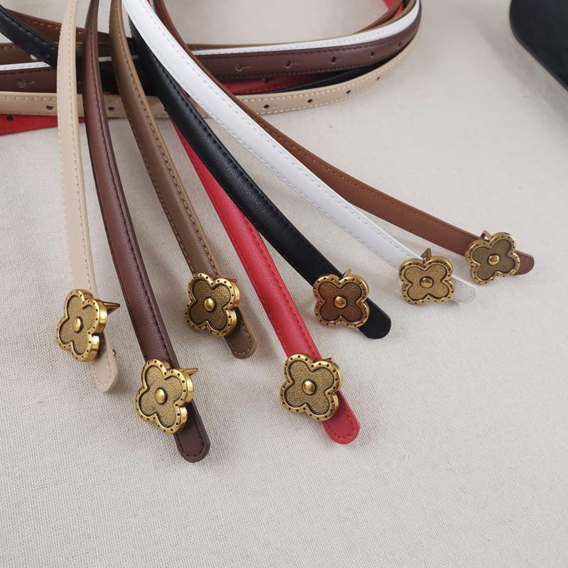 Womens Genuine Leather Waist Strap With Alloy Buckle For Formal And Casual Styles