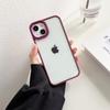 Transparente Harte Acryl Handyhülle Für iPhone 14 15 Pro Max Stoßfeste Hülle Funda iPhone 11 12 13 Pro Silikonrahmen Rückseite