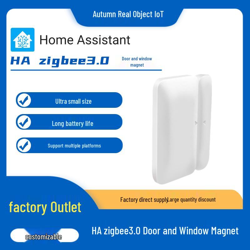 

Zigbee 3.0 Door/Window Sensor with Home Assistant & Zigbee2MQTT Support