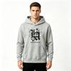 Erkek Kazak Kapüşonlu Sweatshirt, Günlük Giyim İçin Rahat LA Yıldız Alev Grafik Baskılı Uzun Kollu Kapüşonlu Sweatshirt